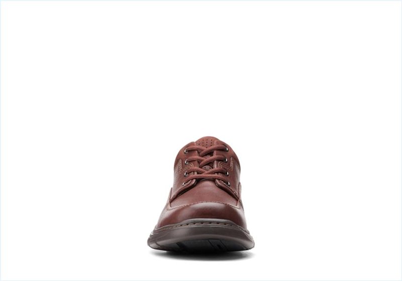  Un Brawley Lace / Mahogany Leather Mens Shoes