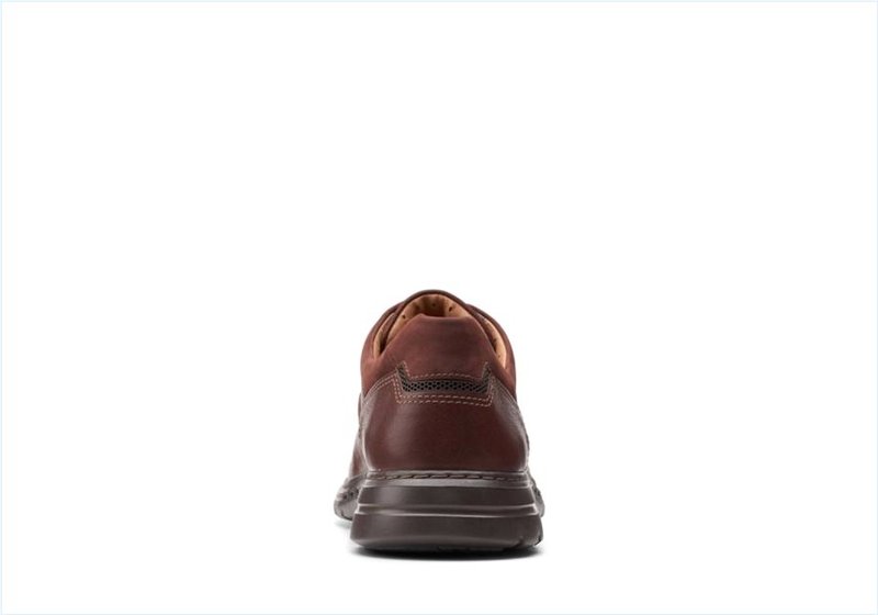  Un Brawley Lace / Mahogany Leather Mens Shoes