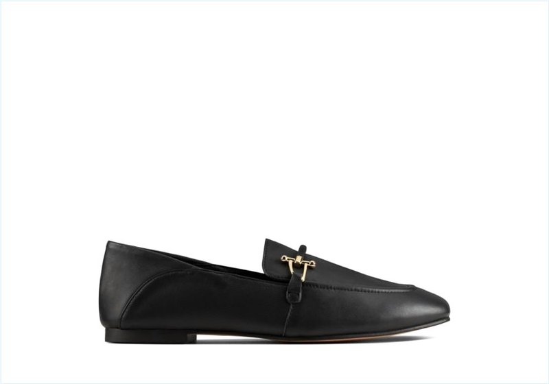  Pure 2 Loafer / Black Leather Womens Shoes