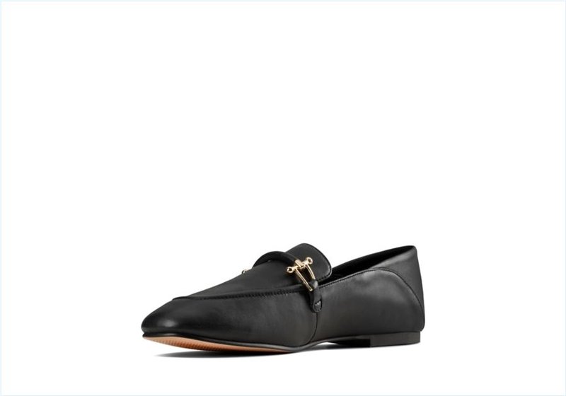  Pure 2 Loafer / Black Leather Womens Shoes