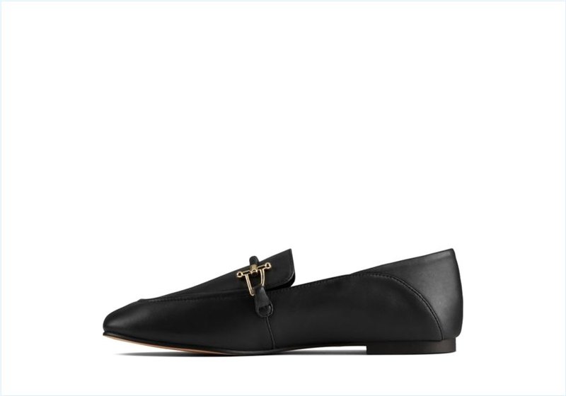  Pure 2 Loafer / Black Leather Womens Shoes