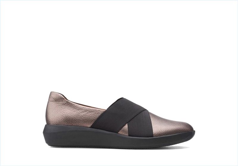  Tawnia Band / Pebble Metallic Womens Shoes