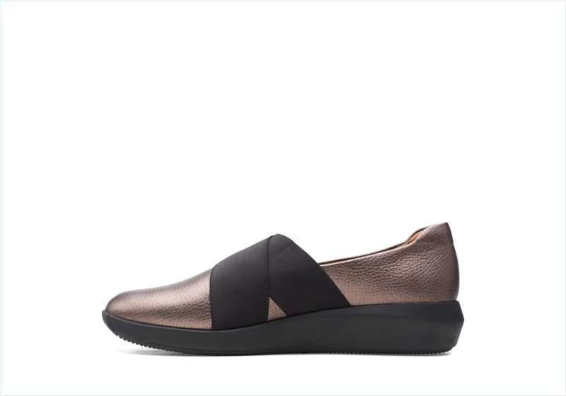  Tawnia Band / Pebble Metallic Womens Shoes