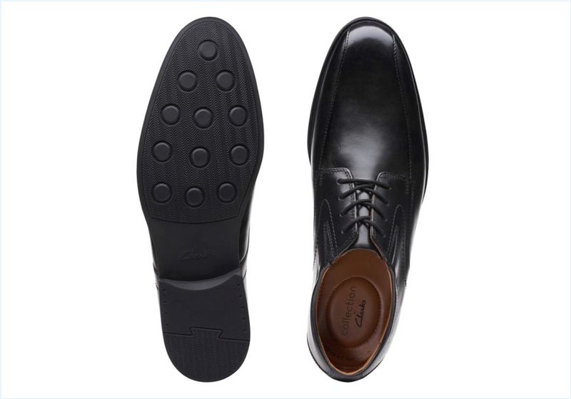  Whiddon Pace / Black Leather Mens Shoes