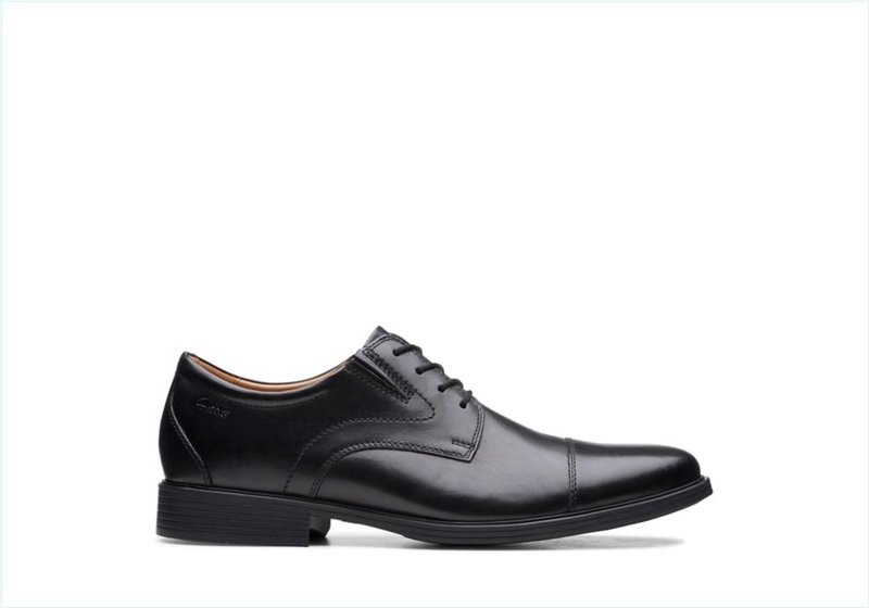  Whiddon Cap / Black Leather Mens Shoes