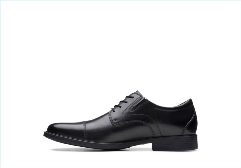  Whiddon Cap / Black Leather Mens Shoes