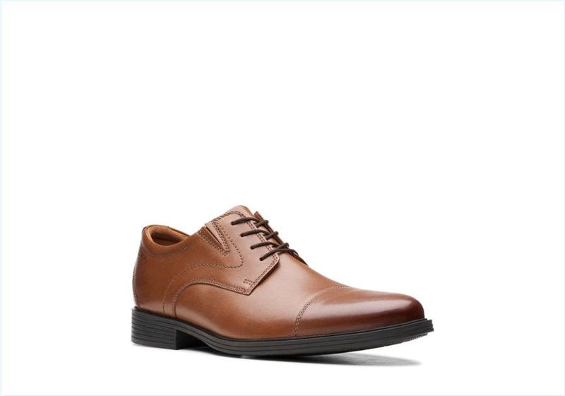  Whiddon Cap / Dark Tan Leather Mens Shoes