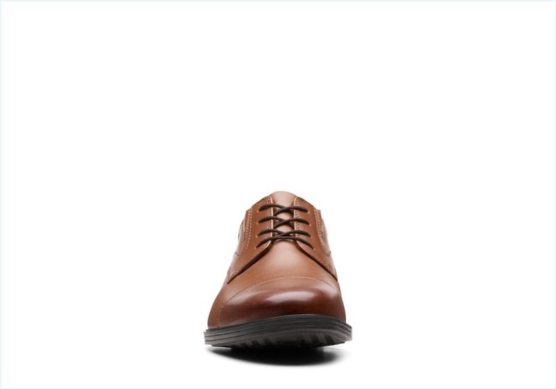  Whiddon Cap / Dark Tan Leather Mens Shoes