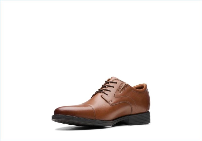  Whiddon Cap / Dark Tan Leather Mens Shoes