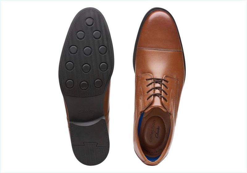  Whiddon Cap / Dark Tan Leather Mens Shoes