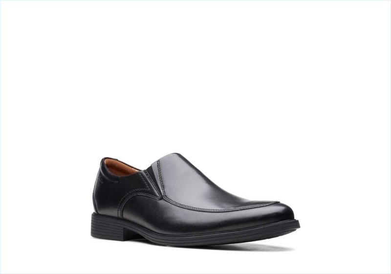  Whiddon Step / Black Leather Mens Shoes