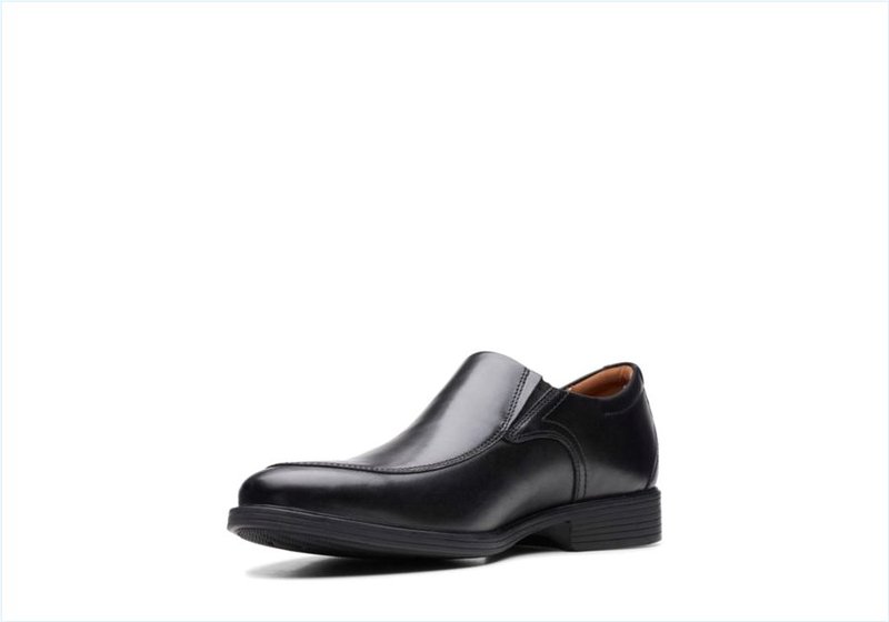  Whiddon Step / Black Leather Mens Shoes