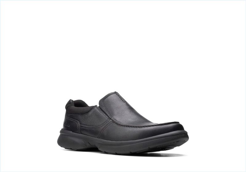  Bradley Free / Black Tumbled Leather Mens Shoes