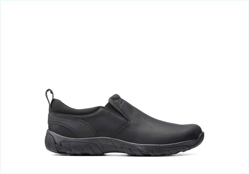  Grove Step / Black Leather Mens Shoes