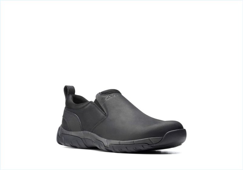  Grove Step / Black Leather Mens Shoes