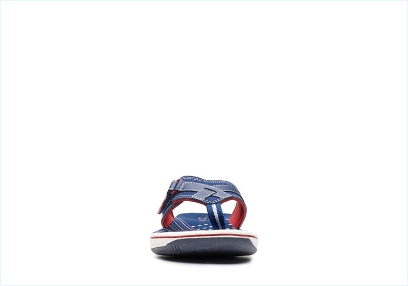  BREEZE SEA / Navy/Red Womens Sandals