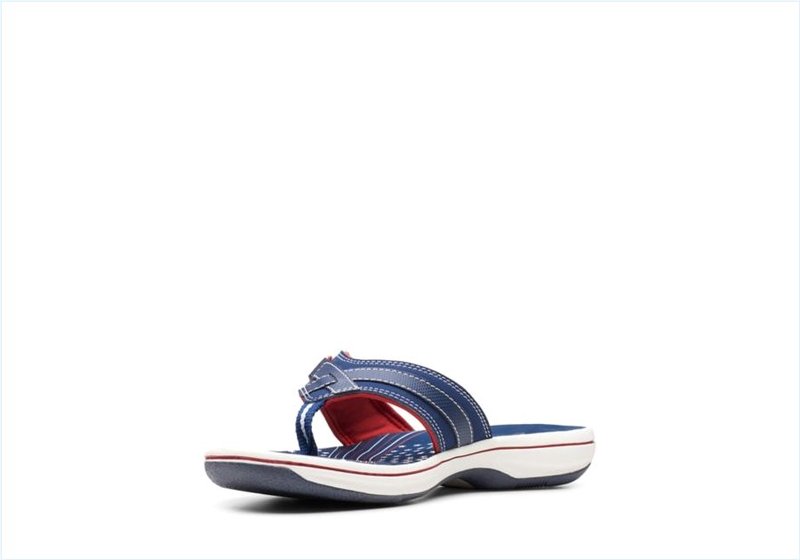  BREEZE SEA / Navy/Red Womens Sandals