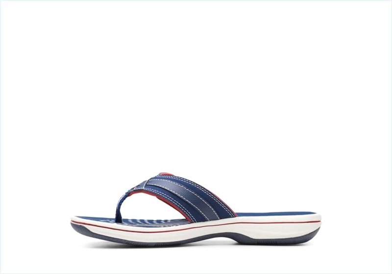  BREEZE SEA / Navy/Red Womens Sandals