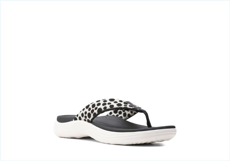  Lola Point / Black/White Womens Sport Sandals