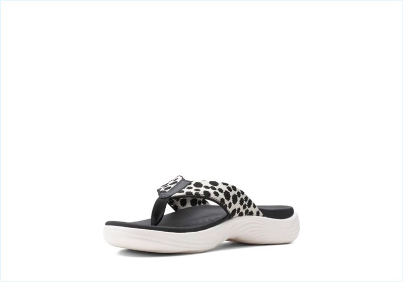  Lola Point / Black/White Womens Sport Sandals