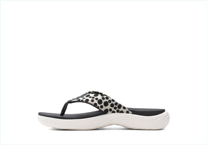  Lola Point / Black/White Womens Sport Sandals