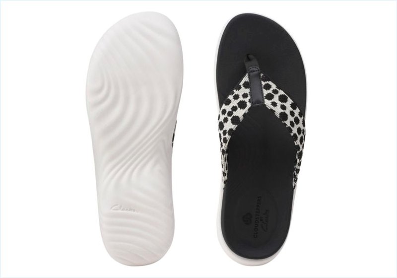  Lola Point / Black/White Womens Sport Sandals