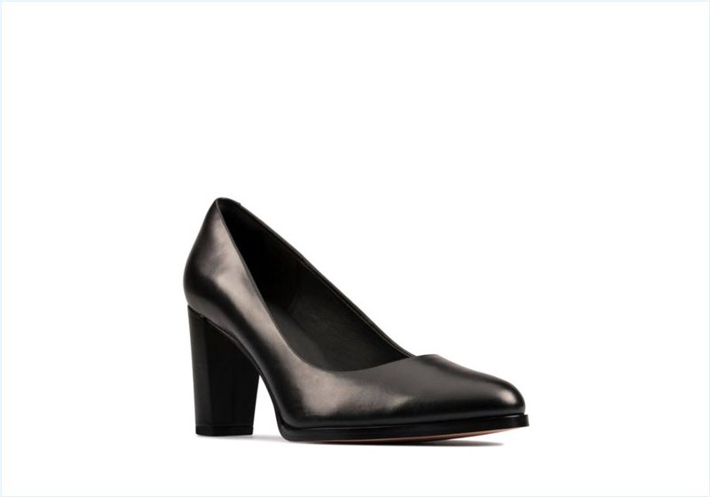  Kaylin Cara 2 / Black Leather Womens Shoes