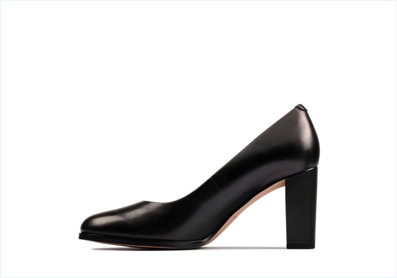  Kaylin Cara 2 / Black Leather Womens Shoes