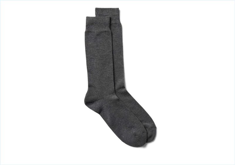  Classic Bamboo Crew / Charcoal Mens Accessories Socks