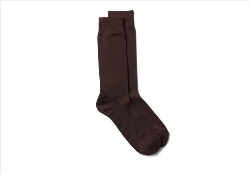  Classic Bamboo Crew / Brown Mens Accessories Socks