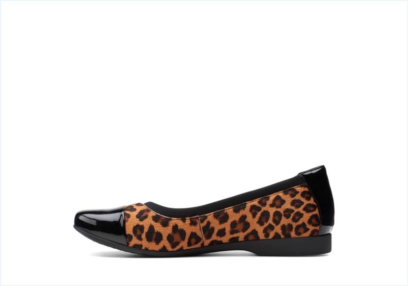  Un Darcey Cap 2 / Leopard Print Pony Womens Shoes