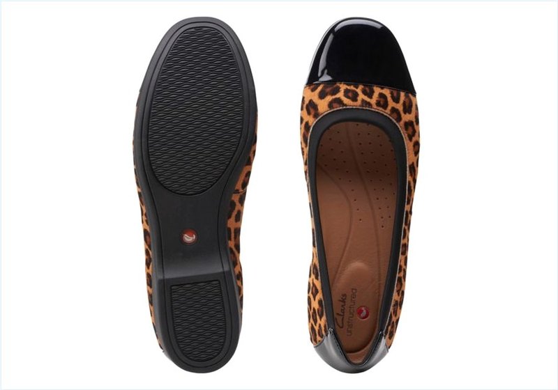  Un Darcey Cap 2 / Leopard Print Pony Womens Shoes