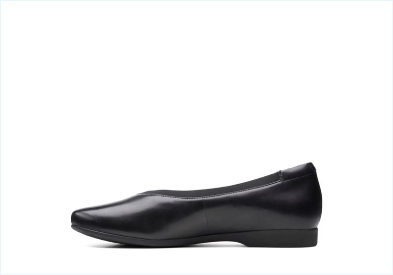  Un DarceyEase2 / Black Leather Womens Shoes