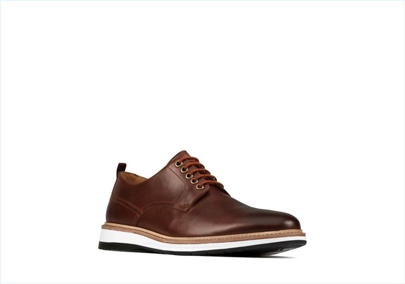  Chantry Walk / Dark Tan Leather Mens Shoes