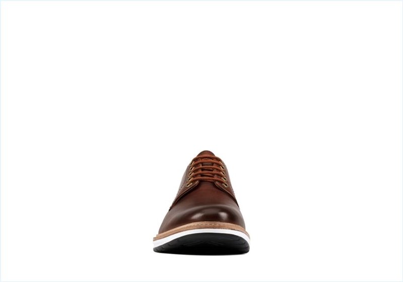  Chantry Walk / Dark Tan Leather Mens Shoes