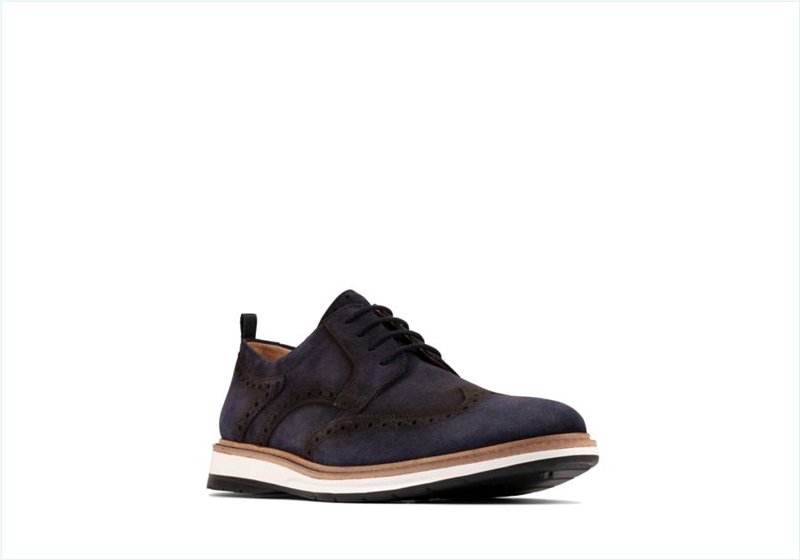  Chantry Wing / Navy Suede Mens Shoes