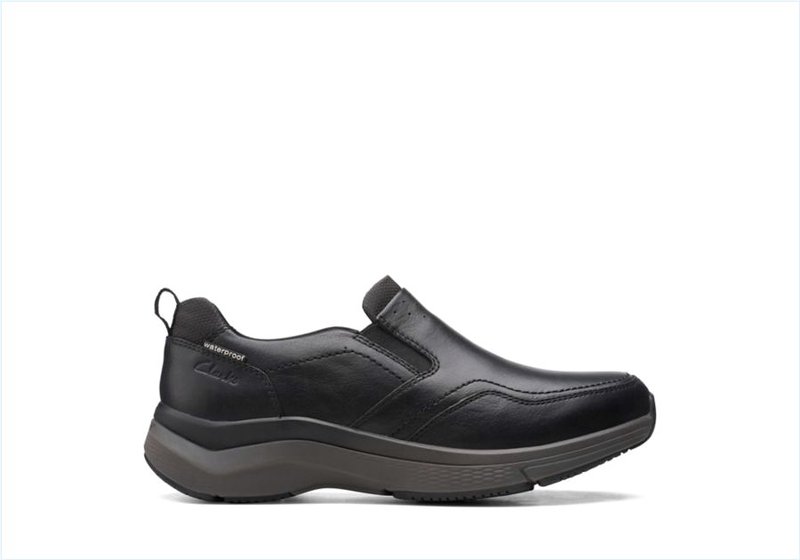  Wave 2.0 Edge / Black Leather Mens Sport Shoes