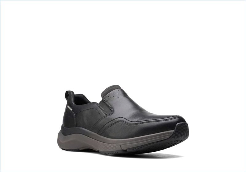  Wave 2.0 Edge / Black Leather Mens Sport Shoes