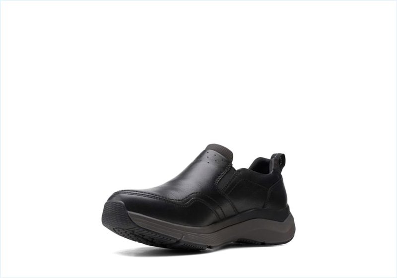  Wave 2.0 Edge / Black Leather Mens Sport Shoes