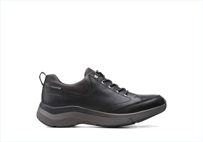  Wave 2.0 Vibe / Black Leather Mens Sport Shoes