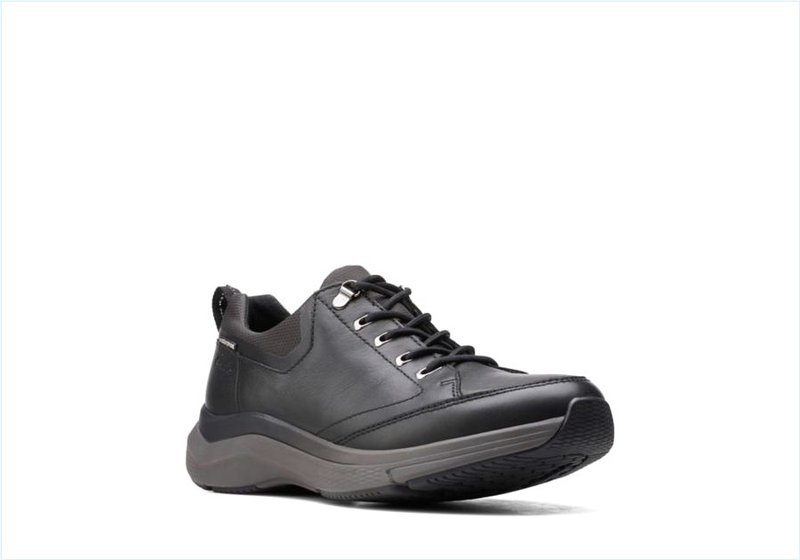  Wave 2.0 Vibe / Black Leather Mens Sport Shoes