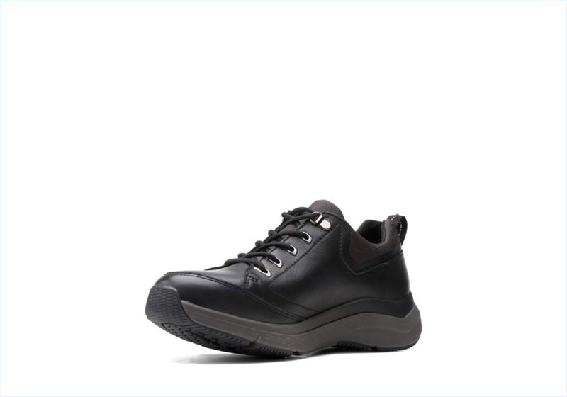  Wave 2.0 Vibe / Black Leather Mens Sport Shoes