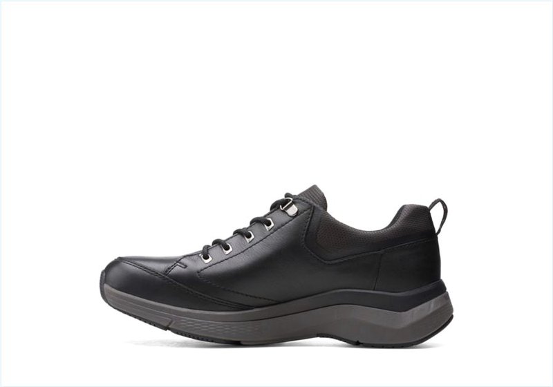  Wave 2.0 Vibe / Black Leather Mens Sport Shoes