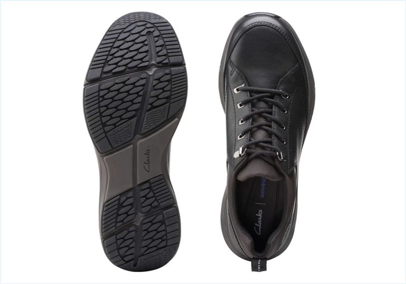  Wave 2.0 Vibe / Black Leather Mens Sport Shoes