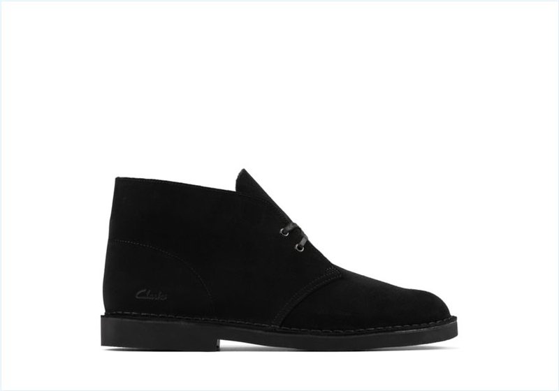  Desert Boot 2 / Black Suede Mens Boots