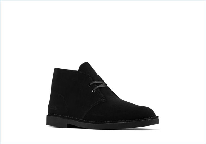  Desert Boot 2 / Black Suede Mens Boots