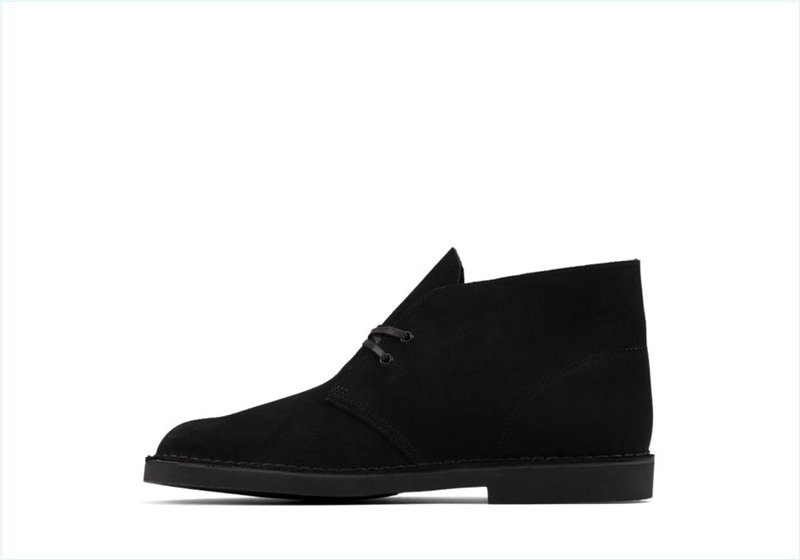  Desert Boot 2 / Black Suede Mens Boots