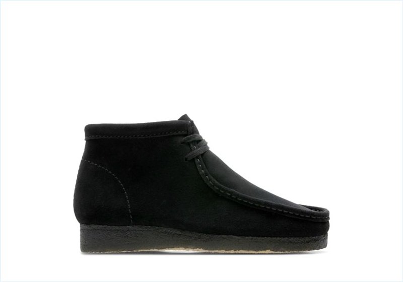  Wallabee Boot / Black Suede Mens Originals Icon Boots