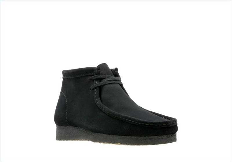  Wallabee Boot / Black Suede Mens Originals Icon Boots