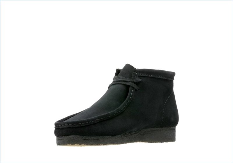  Wallabee Boot / Black Suede Mens Originals Icon Boots